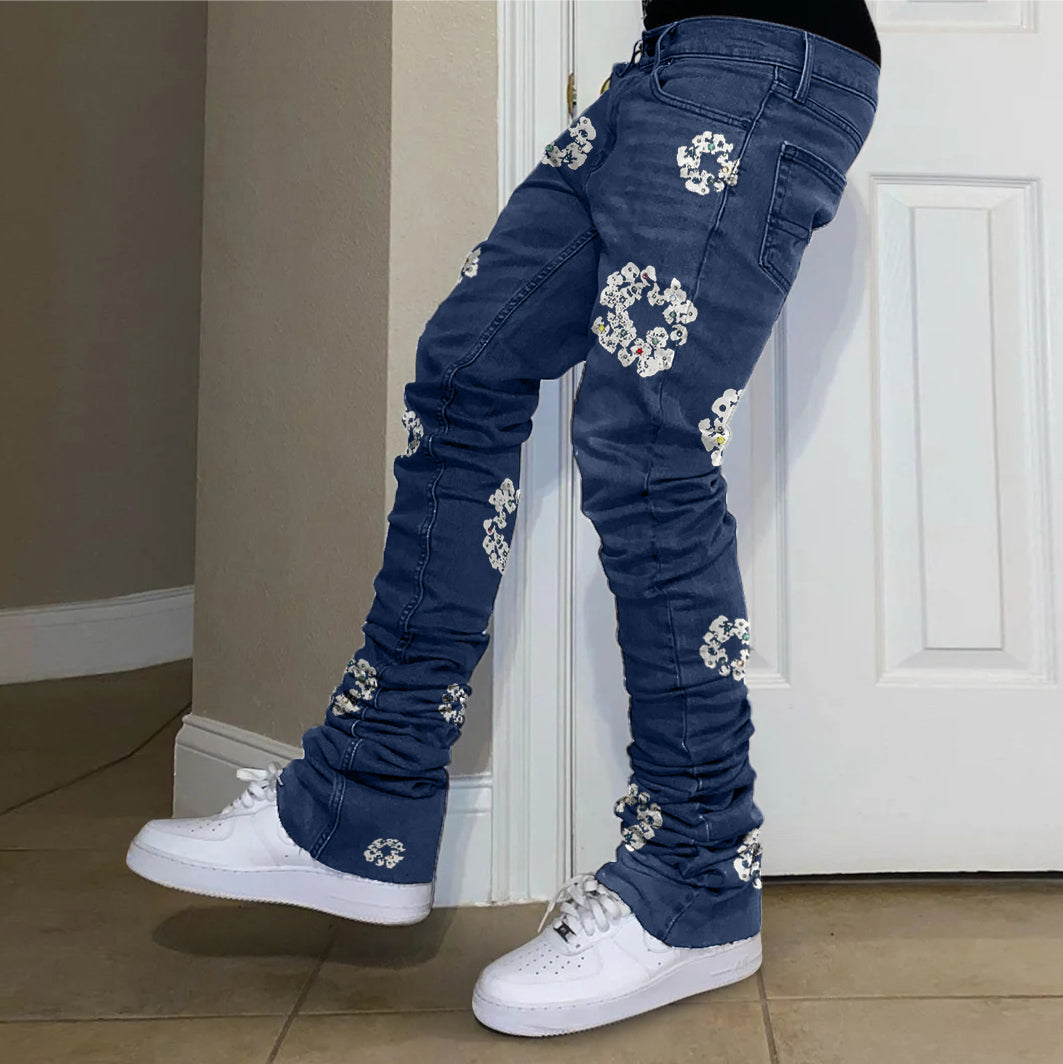 Retro Hip Hop Street Fashion Jeans