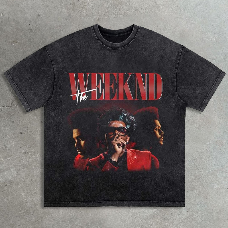 Weekend rap printed T-shirt