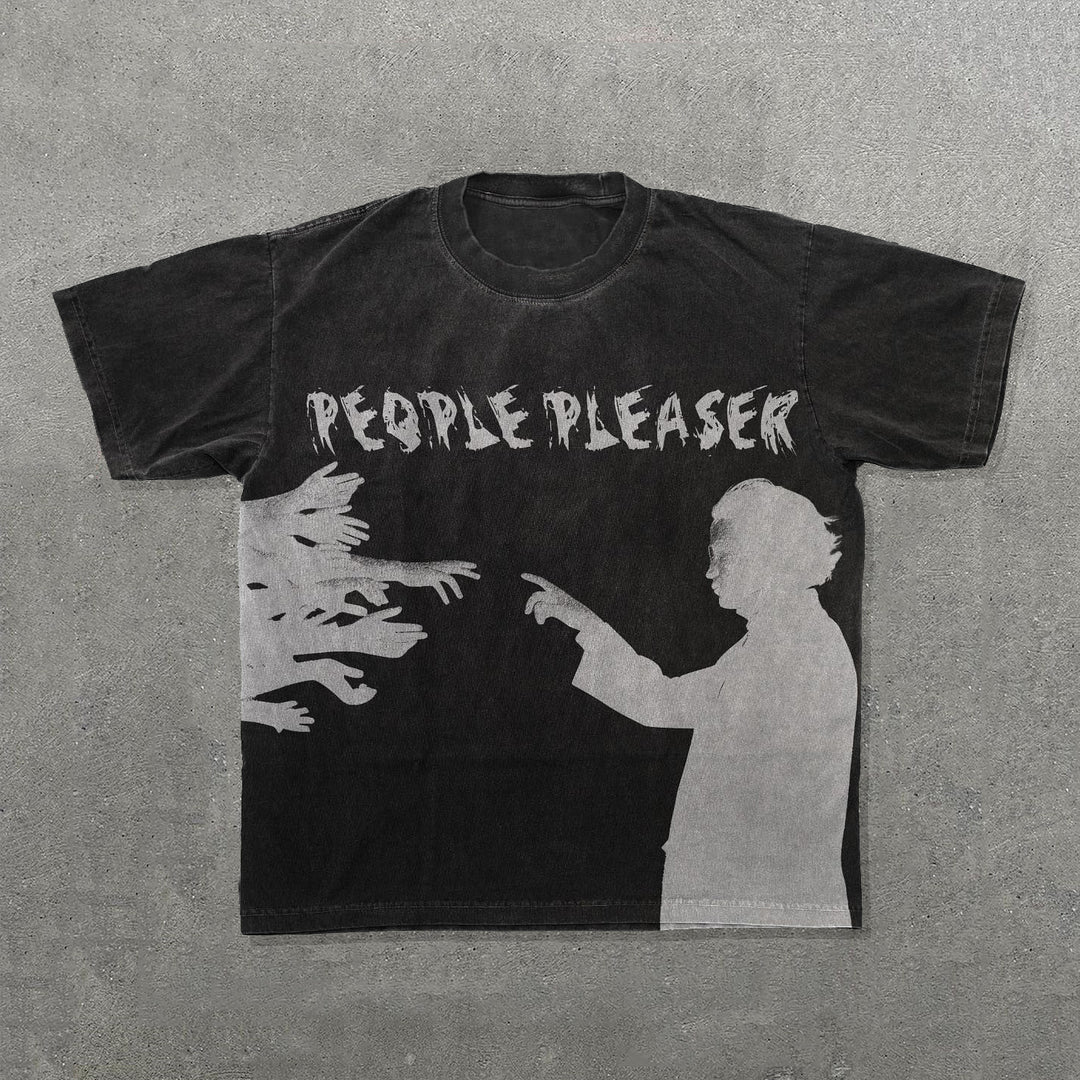 People Pleaser Print Short Sleeve T-Shirt