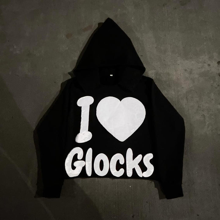 i love glocks hoodie