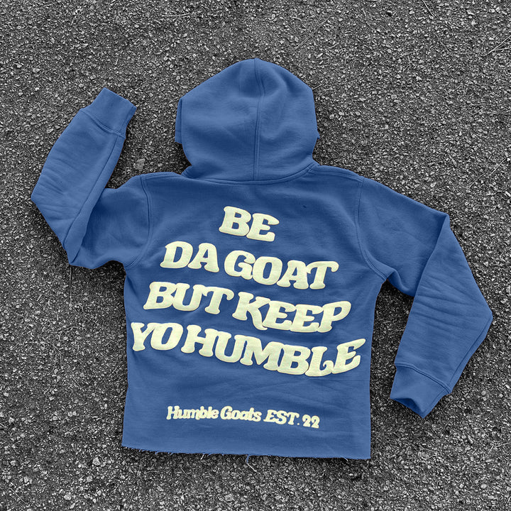 Cross print casual street hoodie