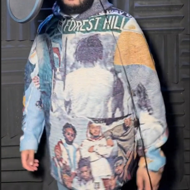 Rapper Casual Street Tapestry Hoodie