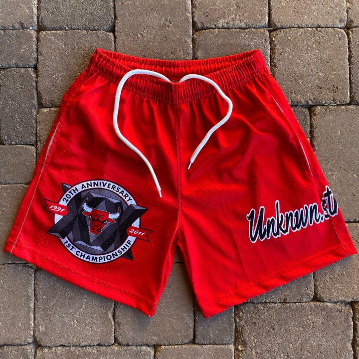 Personalized Basketball Letters Print Mesh Shorts