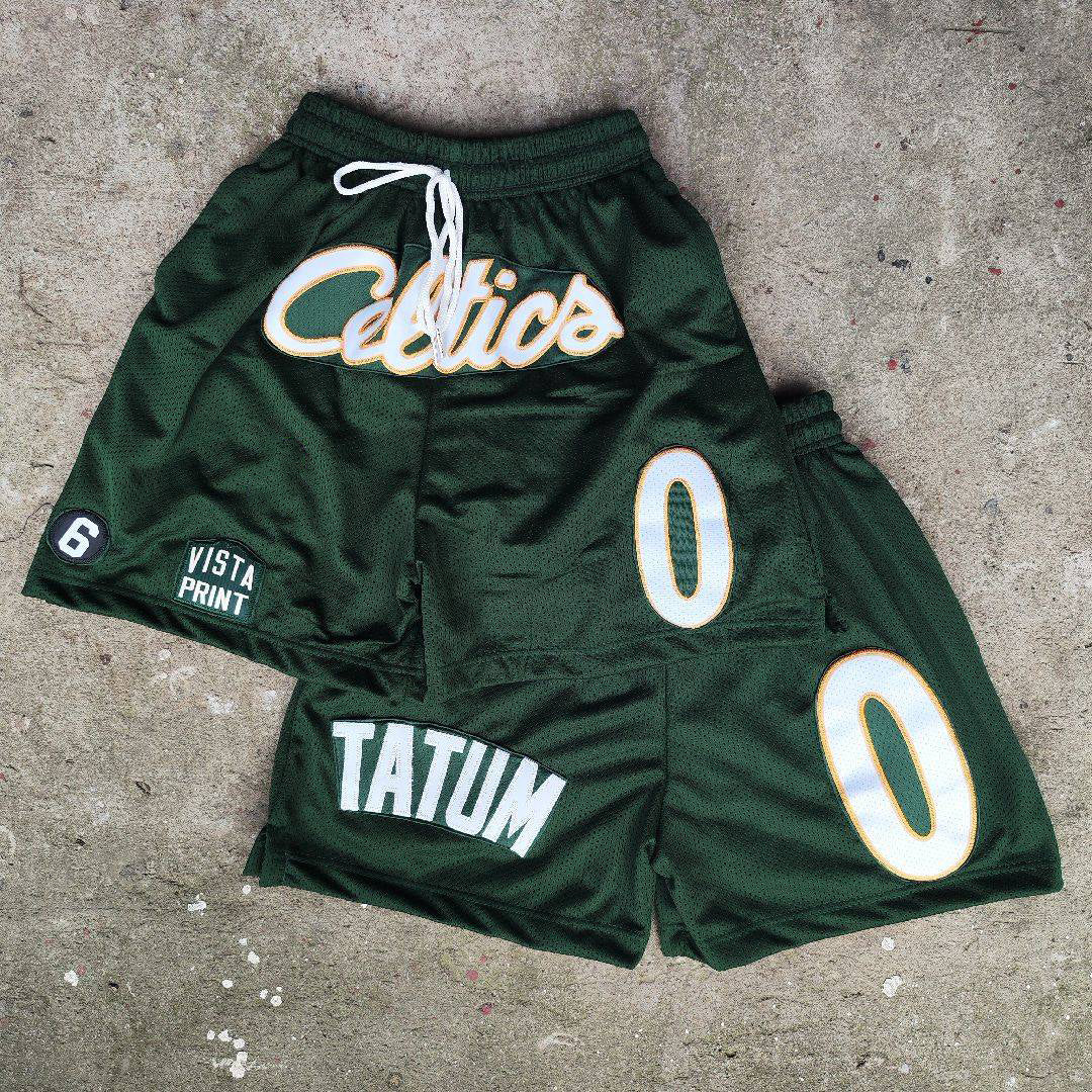 Casual Street Basketball Patchwork Mesh Shorts