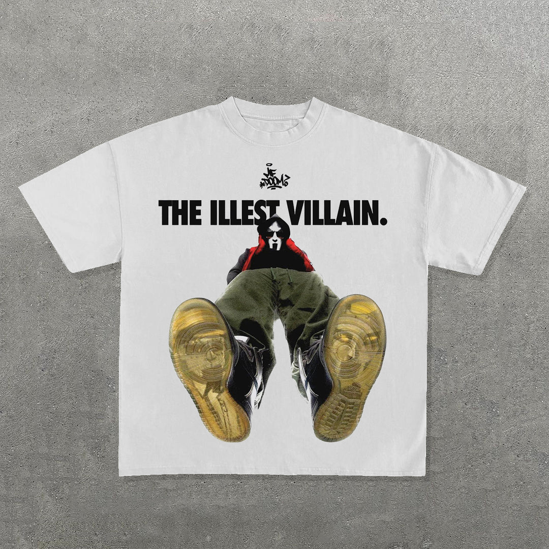 The Illest Villain Print Short Sleeve T-Shirt