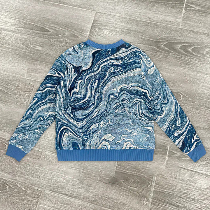 Wave Vintage Graphic Street Sweatshirt