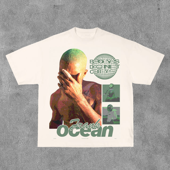 Frank Ocean Print Short Sleeve T-Shirt