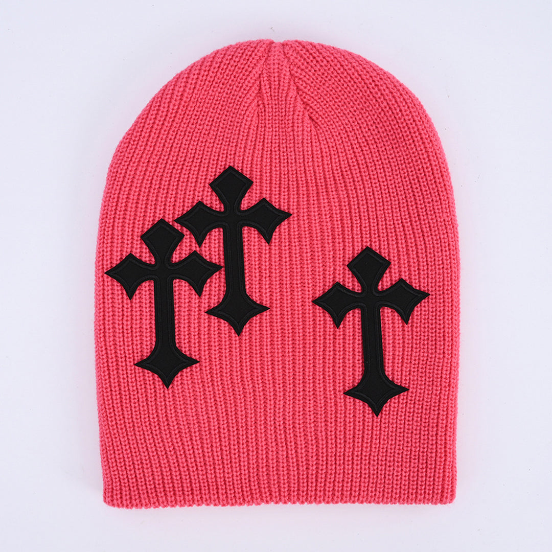 Cross woolen hat fashion brand loose pile hat