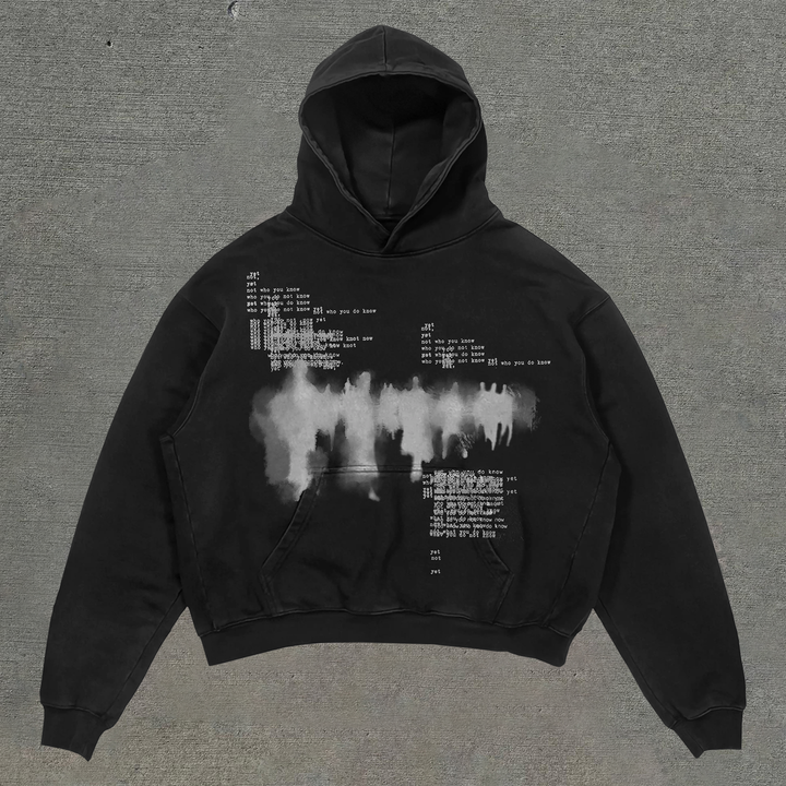 Personalized walking print hoodie