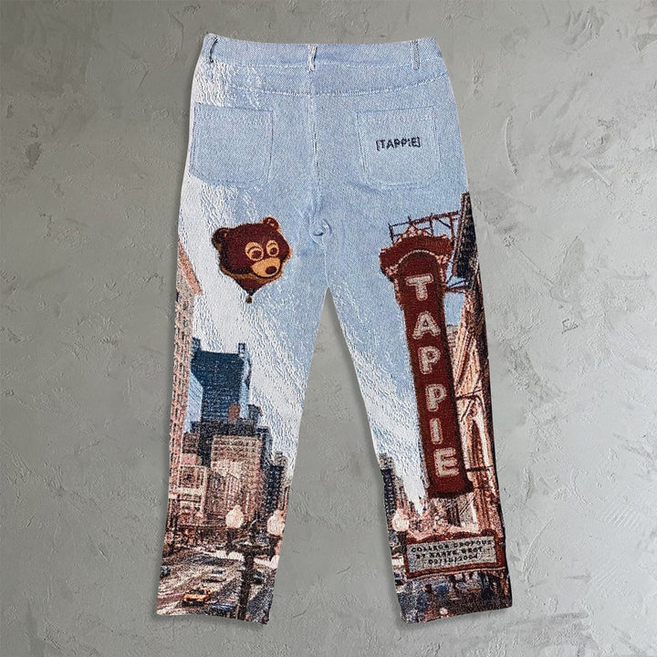 Retro Hip Hop Fashion Tapestry Trousers