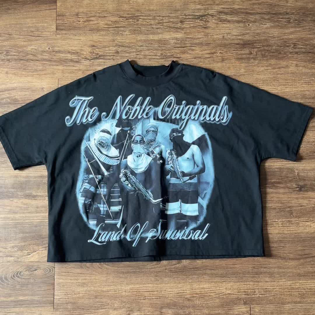 Hip Hop Retro Print Street T-Shirt