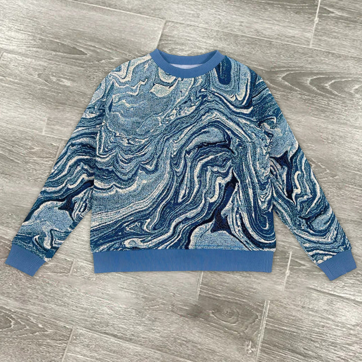 Wave Vintage Graphic Street Sweatshirt