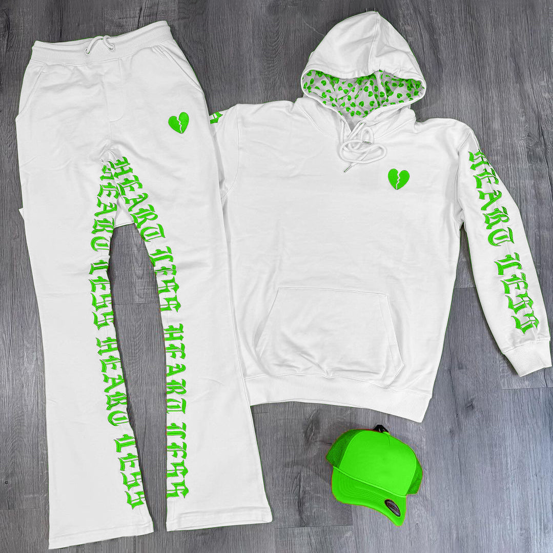 Trendy brand printed personalized hoodie and trousers suit