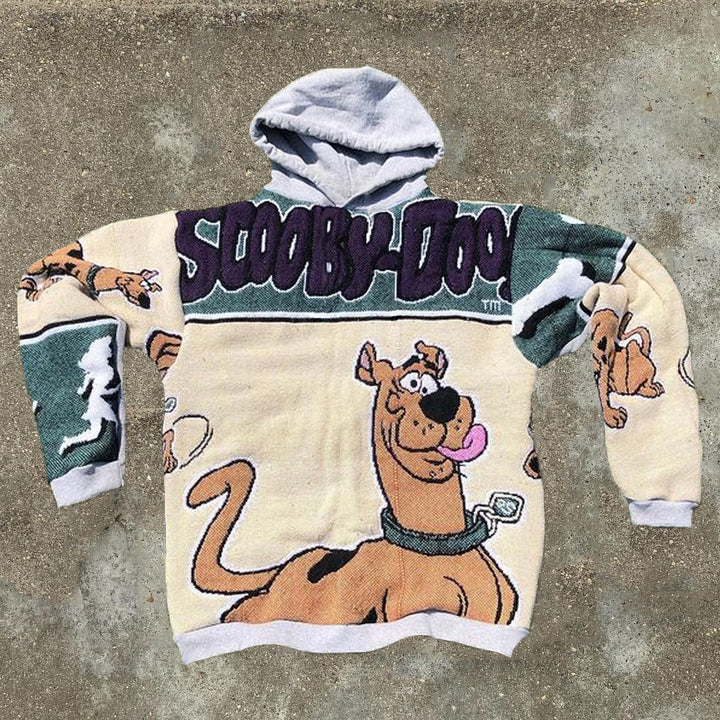 Casual Scooby Doo Print Long Sleeve Hoodie